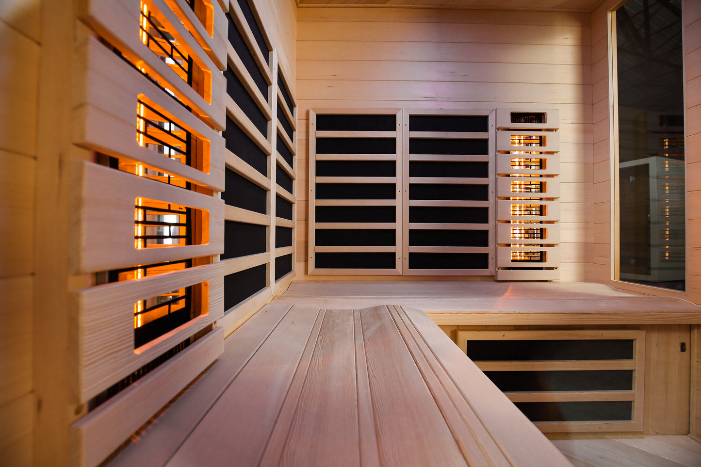 Innenansicht Infrarotkabine 