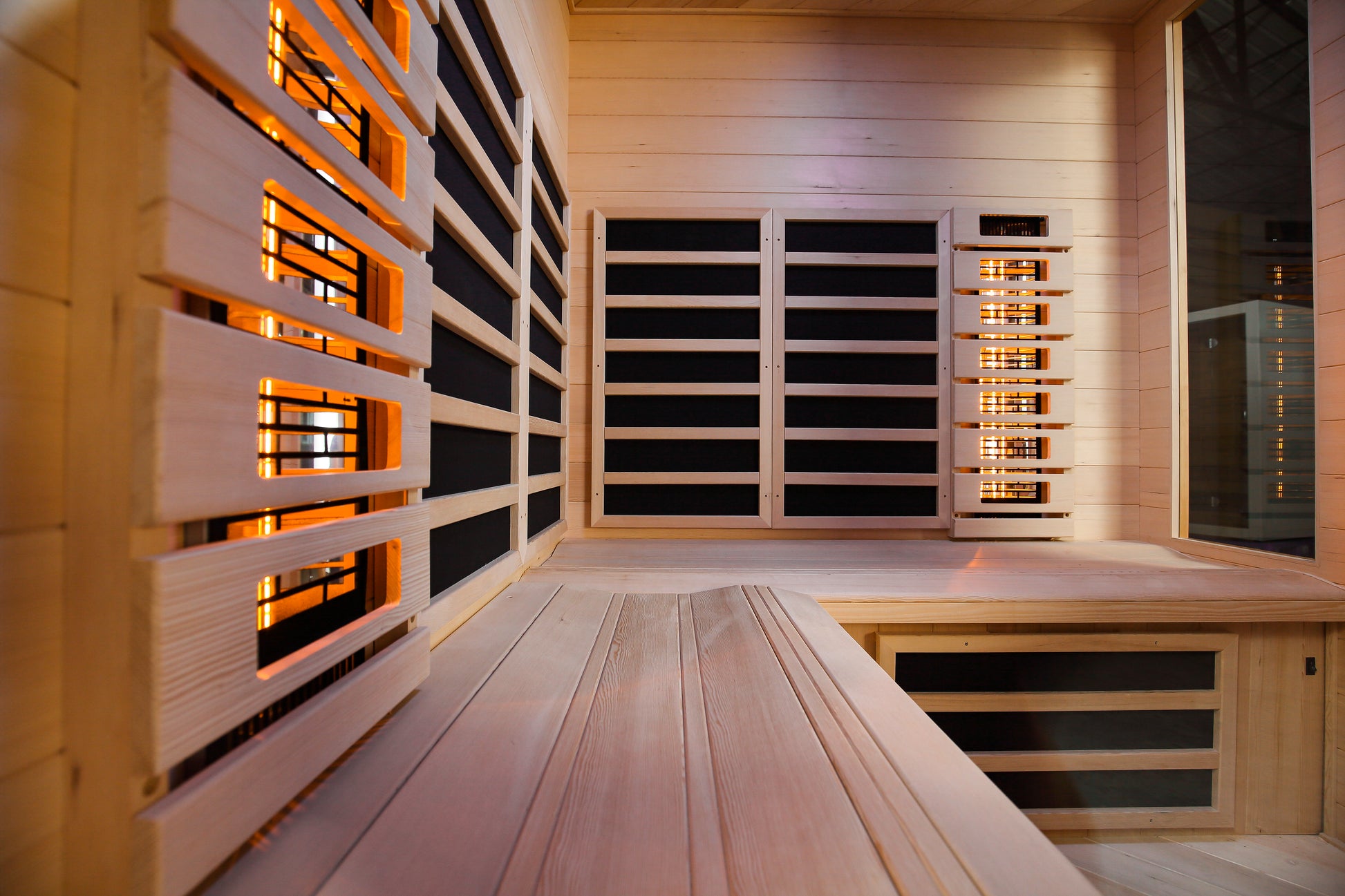 Innenansicht Infrarotkabine 